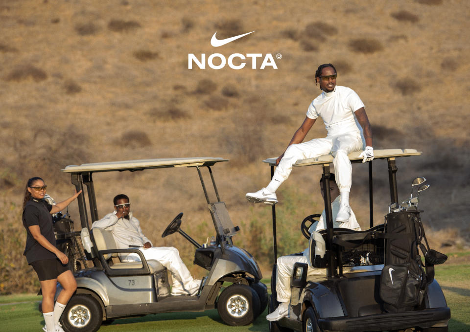 Looks from Drake’s Nocta Golf collection.