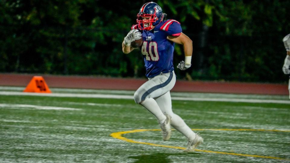 Lincoln's Tyler Durang had  two rushing touchdowns and a receiving score in the Friday's win over Classical.