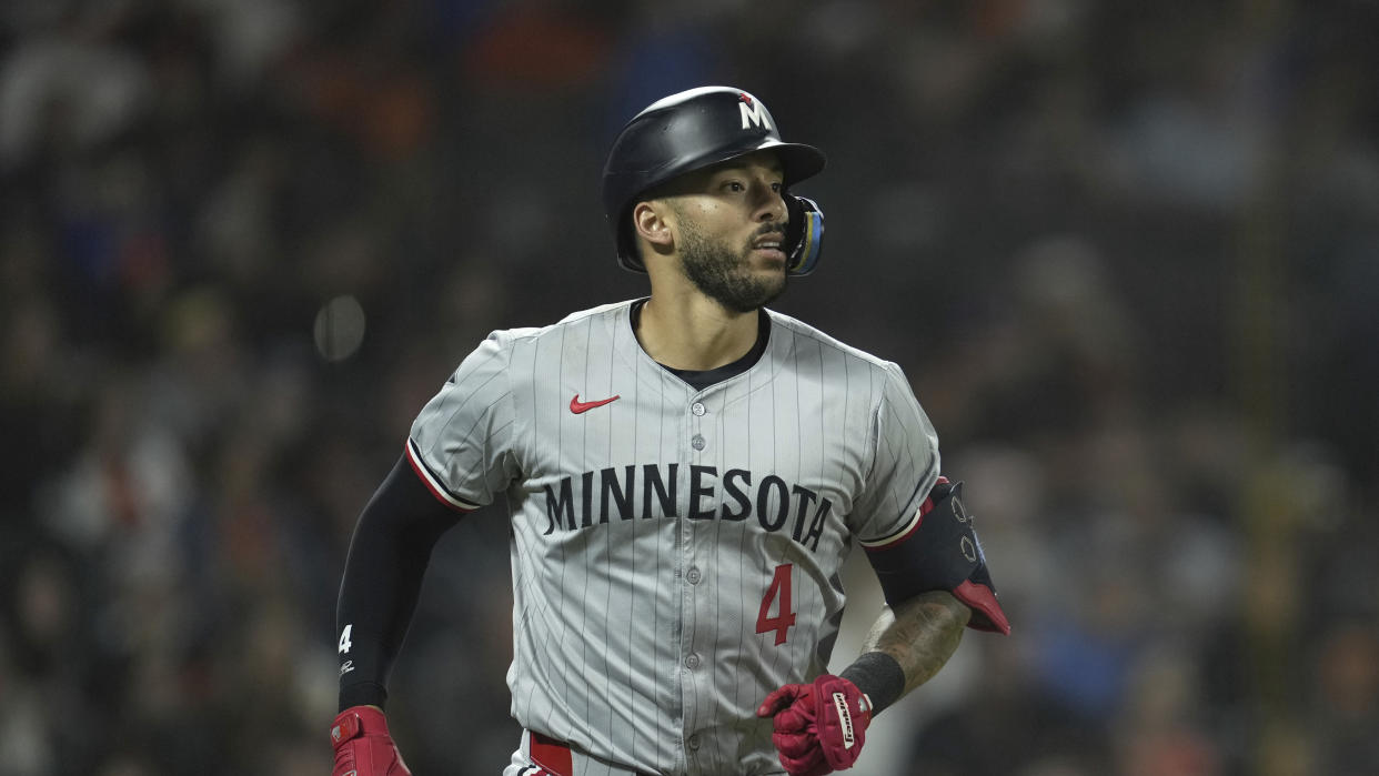 Carlos Correa is going on the injured list for the Twins. (AP Photo/Godofredo A. Vásquez)