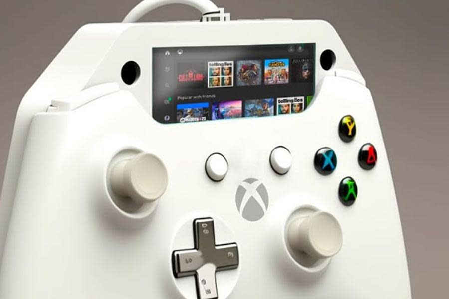 ¿El rival del DualSense? Xbox patenta un control con pantalla táctil y nuevas funciones 