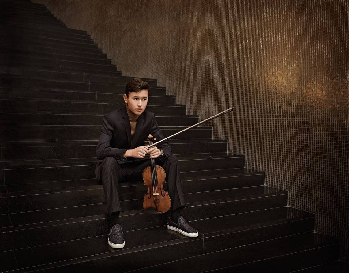 Swedish violinist Daniel Lozakovich, 22, will join the International Center for Music’s season in April.