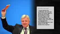 <p>Volker Bouffier (Ministerpräsident Hessen, CDU)<br>Bild: Getty Images </p>