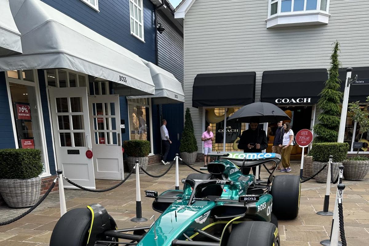 The display at Bicester Village <i>(Image: Andrew Thompson)</i>