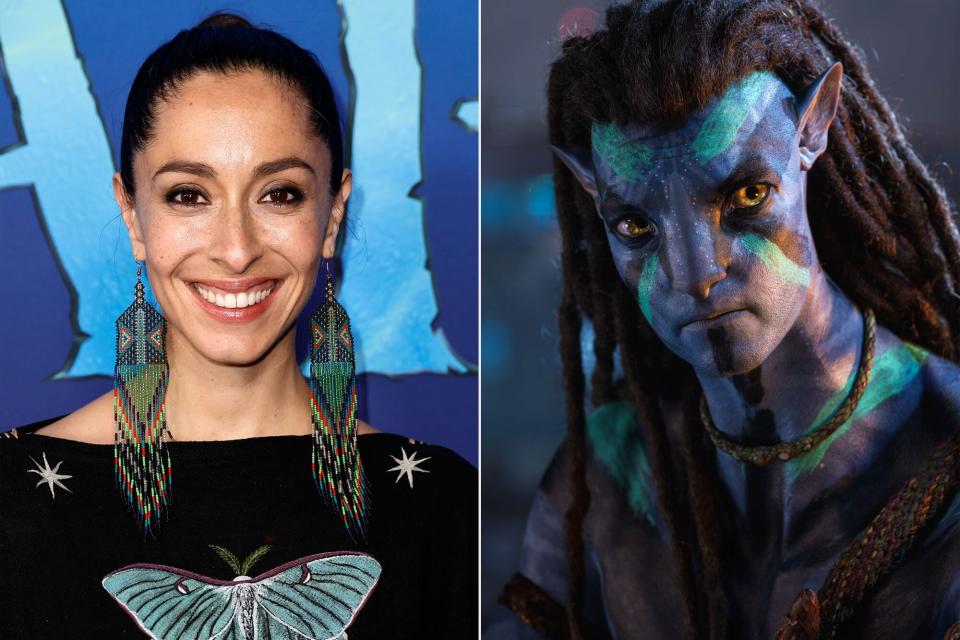 Oona Chaplin attends 20th Century Studio's "Avatar 2: The Way of Water" U.S. Premiere at Dolby Theatre at Dolby Theatre on December 12, 2022;