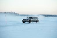 <p><a rel="nofollow noopener" href="https://www.caranddriver.com/news/a23453912/2020-volvo-v60-cross-country-wagon-awd-photos-info/" target="_blank" data-ylk="slk:The new V60 Cross Country;elm:context_link;itc:0;sec:content-canvas" class="link ">The new V60 Cross Country</a>'s ground clearance has been increased by up to three inches compared to the standard car, and adds an Off-Road driving mode (although it doesn't do much beyond slightly altering the standard all-wheel-drive system's programming and activating the car's hill-descent control, another new feature).</p>