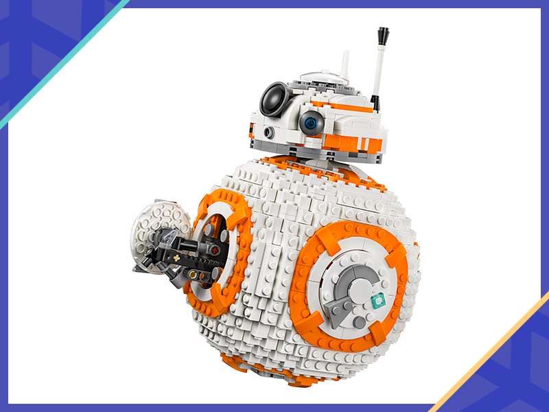 A Lego version of the iconic BB-8 droid for that lovable Star Wars aficionado. (Photo: Walmart)