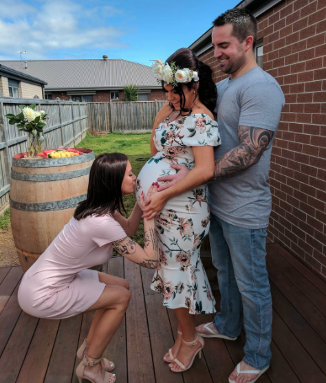 The couple are expecting a boy and a girl. Photo: Instagram