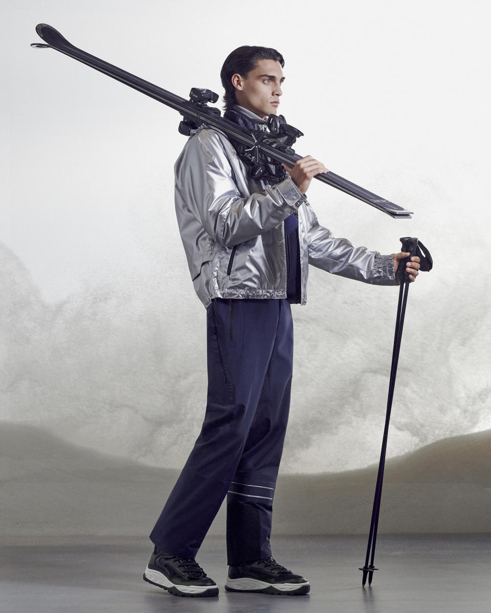 A look from the Dior men’s ski capsule collection. - Credit: Courtesy of Dior