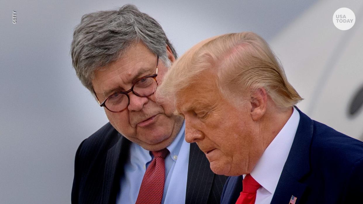 Attorney General William Barr left the Trump administration before Christmas.