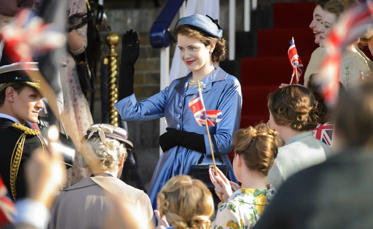 The Crown: Claire Foy as a young Queen Elizabeth