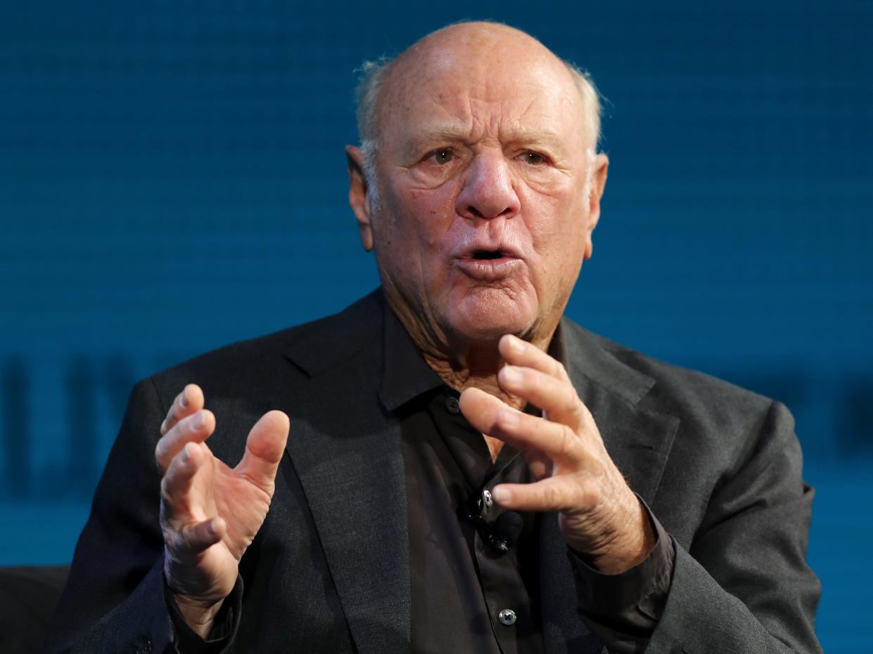 FILE PHOTO: Barry Diller, Chairman and Senior Executive of IAC/InterActiveCorp and Expedia, Inc., speaks at the Wall Street Journal Digital Conference in Laguna Beach, California, U.S., October 17, 2017. REUTERS/Mike Blake