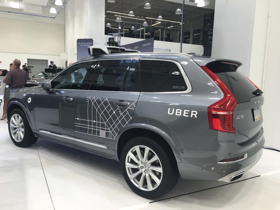 Uber self-driving car