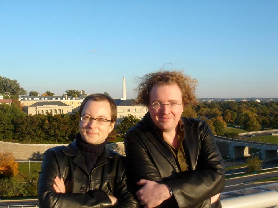 French composer Guillaume Connesson and French conductor Stéphane Denève have been friends for over 20 years. Denève is conducting New World Symphony’s world premiere performance of Connesson’s latest piece, “Les trois saisons.”