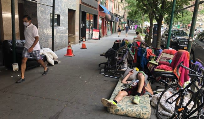 West 72nd Street in Manhattan, August 9, 2020