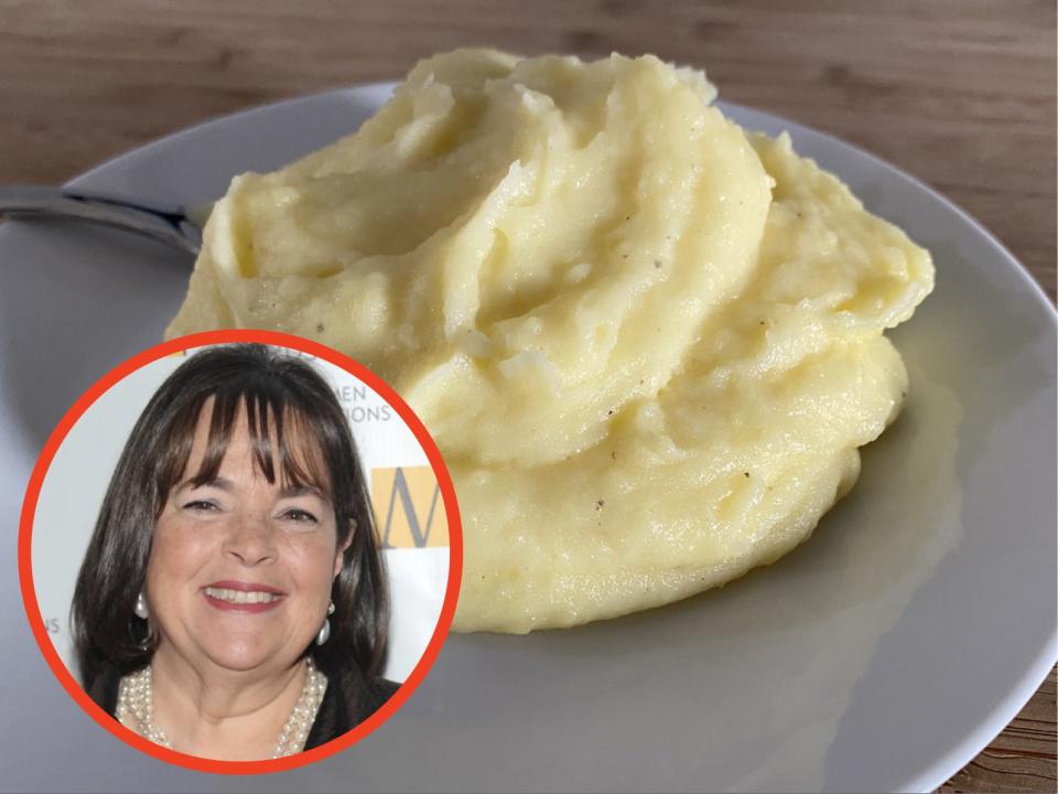I tried Ina Garten's recipe for flavorful mashed potatoes, and I'll ...