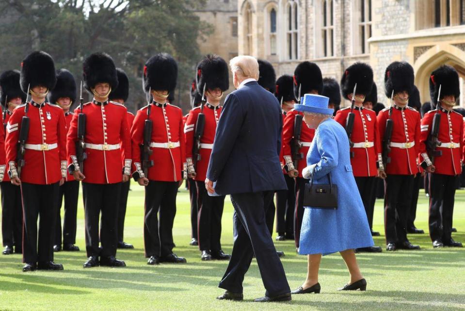 The President falsely claimed his visit prompted the first inspection in 70 years (Getty Images)