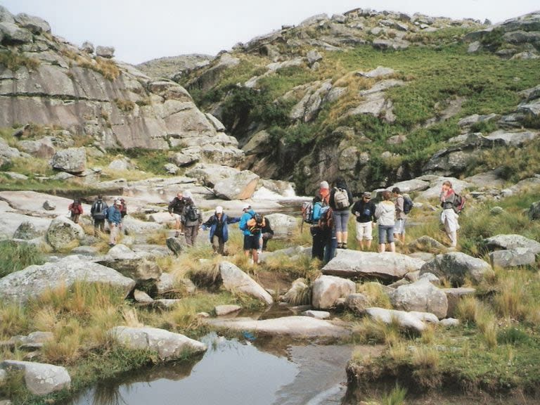 El cerro Champaquí es muy visitados por los turistas.