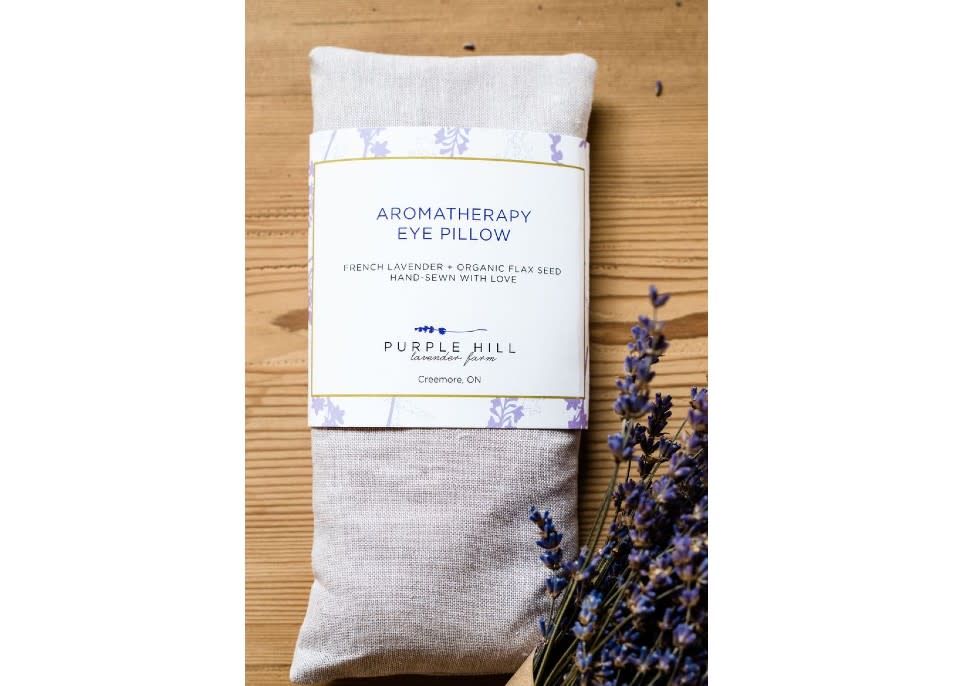 Lavender Eye Pillow. (Image via Purple Hill Lavender Farm)