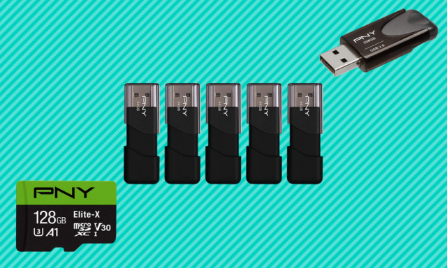 PNY 256GB Elite-X Class 10 U3 V30 microSDXC Flash Memory Card 2-pack