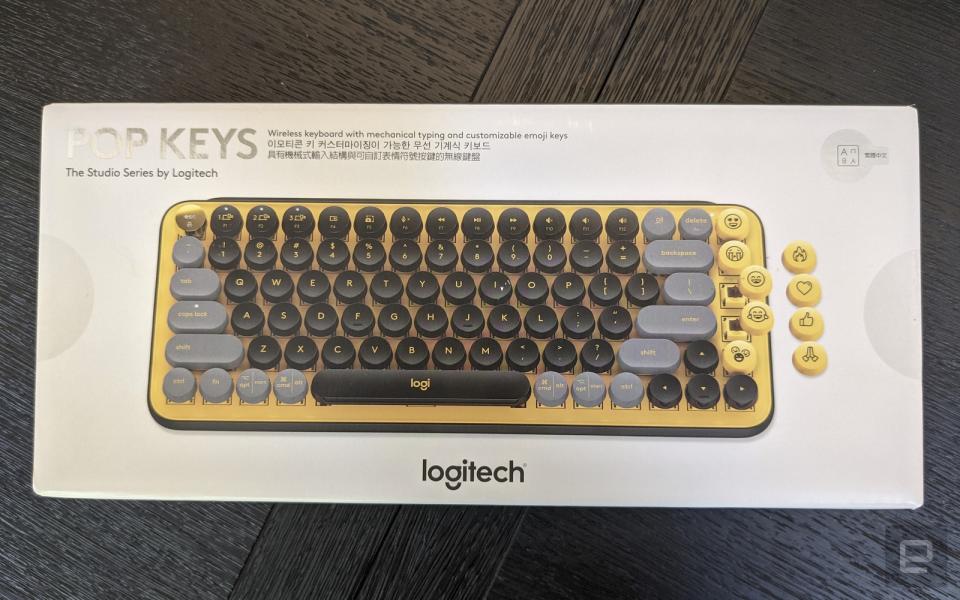 <p>Logitech Pop Keys Mechanical Keyboard</p>
