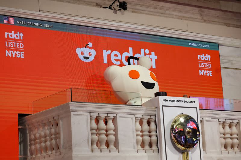 Reddit IPO at the NYSE in New York