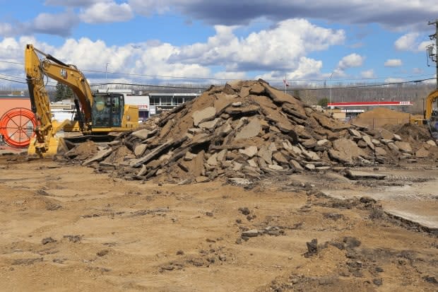 The municipality announced construction has started on the Franklin and Main Park Project. (Jamie Malbeuf/CBC - image credit)