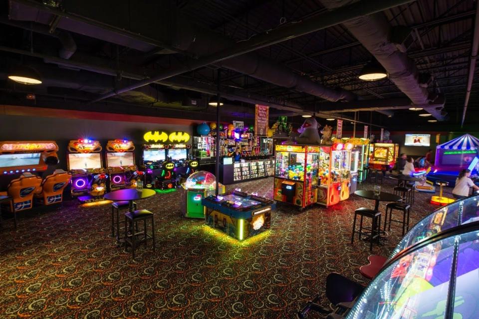 The game room at Barrett's Alehouse, located at 4171 North Main St., Fall River.