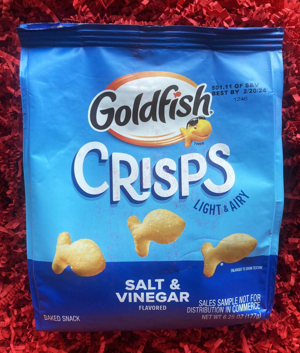 The Snack division of Campbell Soup Co. will introduce Goldfish Crisps in January.