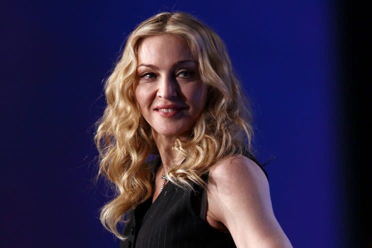 Madonna is beautiful with or without makeup. (Photo: Getty Images)