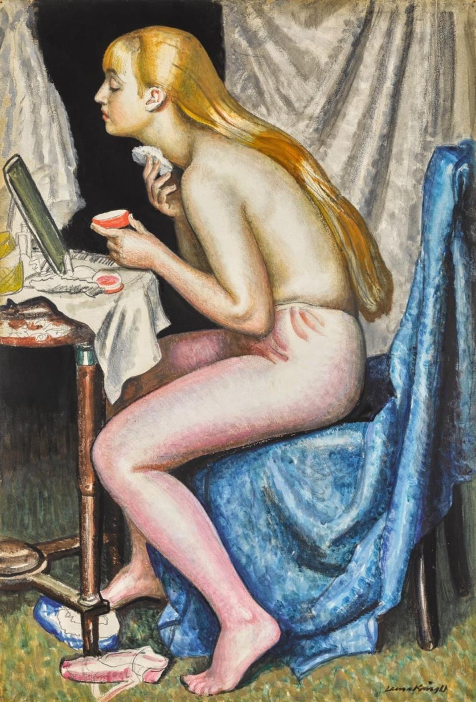 Laura Knight, No 1 Dressing Room (Courtesy of the artist and Karen Taylor Fine Art)