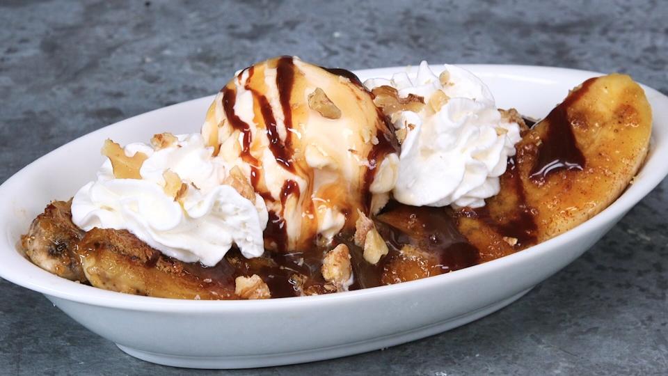 Caramelized Banana Split