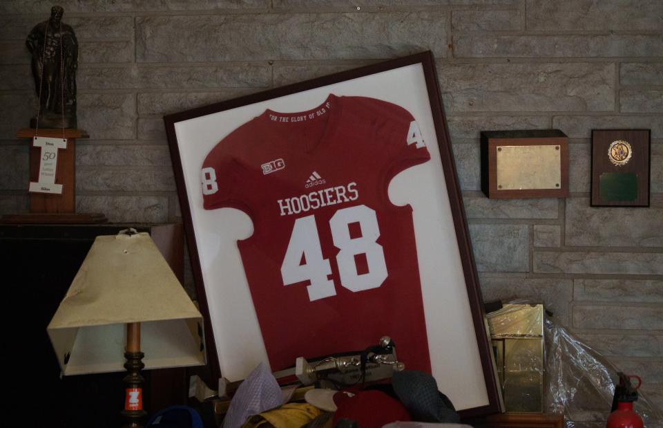 "We were all estranged from the University for 45 years," Donald Silas said Tuesday, Feb. 6, 2024, of Indiana University. "They gave me a replica of my jersey, a football, my letterman's jacket and my Rose Bowl ring. That was 2015, and we reconciled. They let us as the IU 10 in on historical archive documents." The IU 10 was a group of Black players who left the IU football team, boycotting against unequal treatment because of their race.