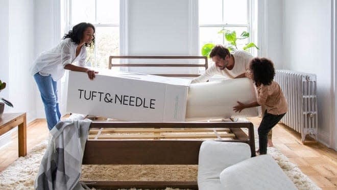 We found the Tuft & Needle Original Mattress to be super supportive and soft enough to feel like you're floating.