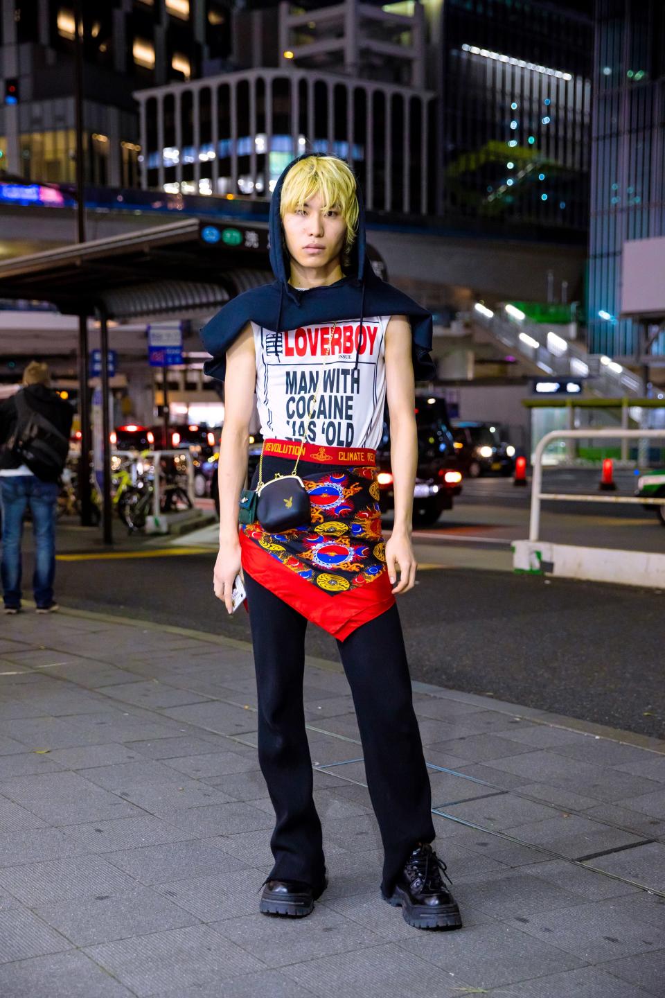 This season at Tokyo Fashion Week, the Japanese capital’s boldest peacocks offered much to marvel at above the neck.