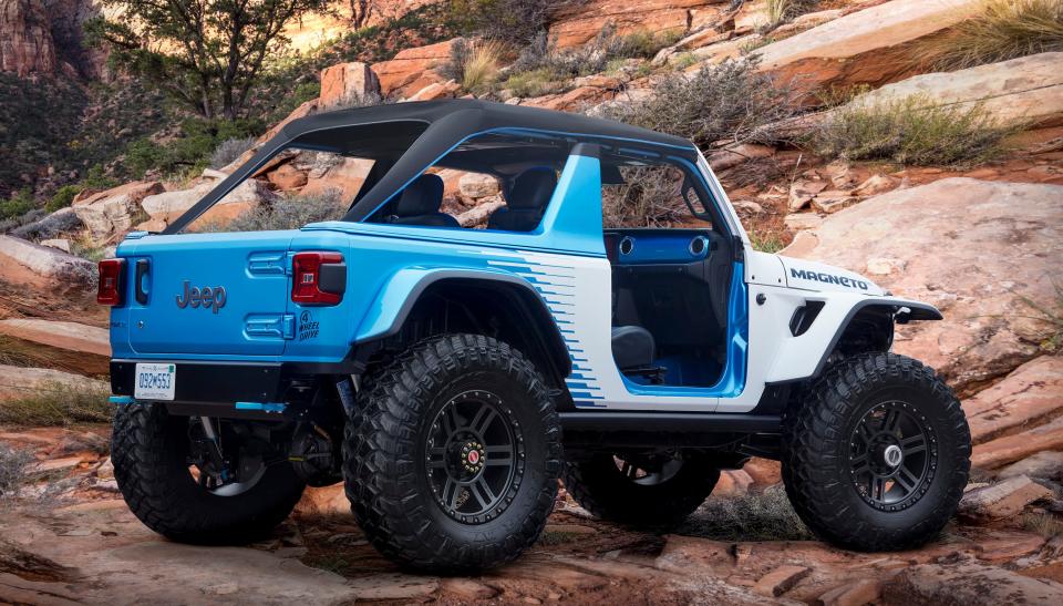 The Jeep Wrangler Magneto 2.0 concept.