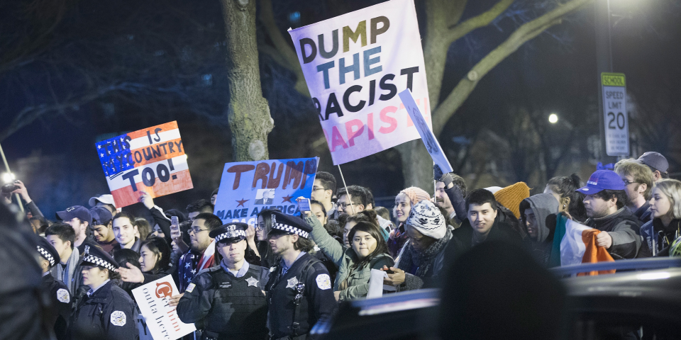 Trump rally Chicago