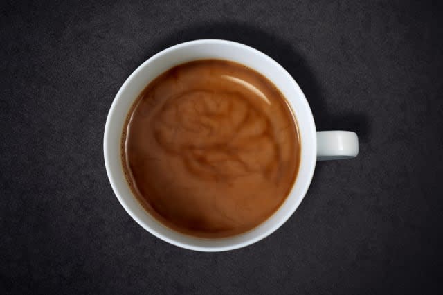 Brain Swirl in a Cup of Coffee