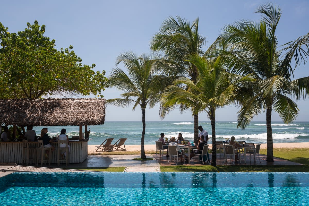 The beachfront pool at Sri Sharavi (Sri Sharavi)