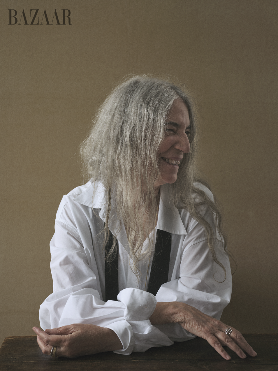 patti smith for harper's bazaar