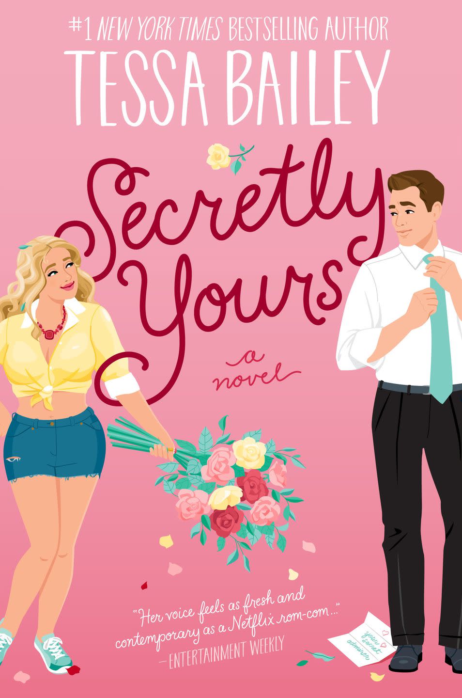 cover of secretly yours by tessa bailey