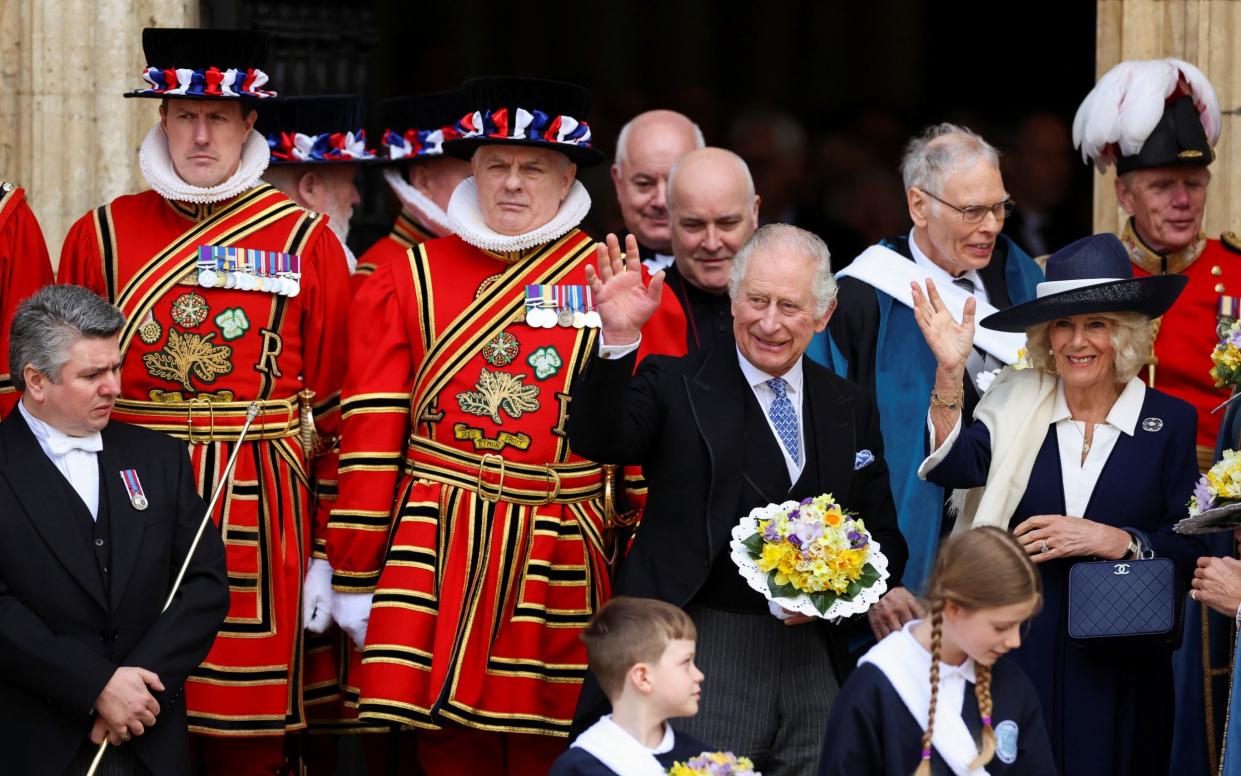 King Charles attends first Maundy Thursday service as monarch - REUTERS/Phil Noble/REUTERS/Phil Noble