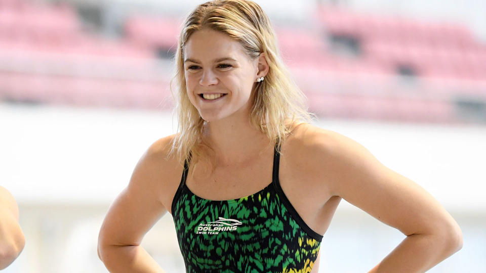 Shayna Jack during Australian swimming's training camp in Japan. (Photo by Delly Carr/Getty Images)