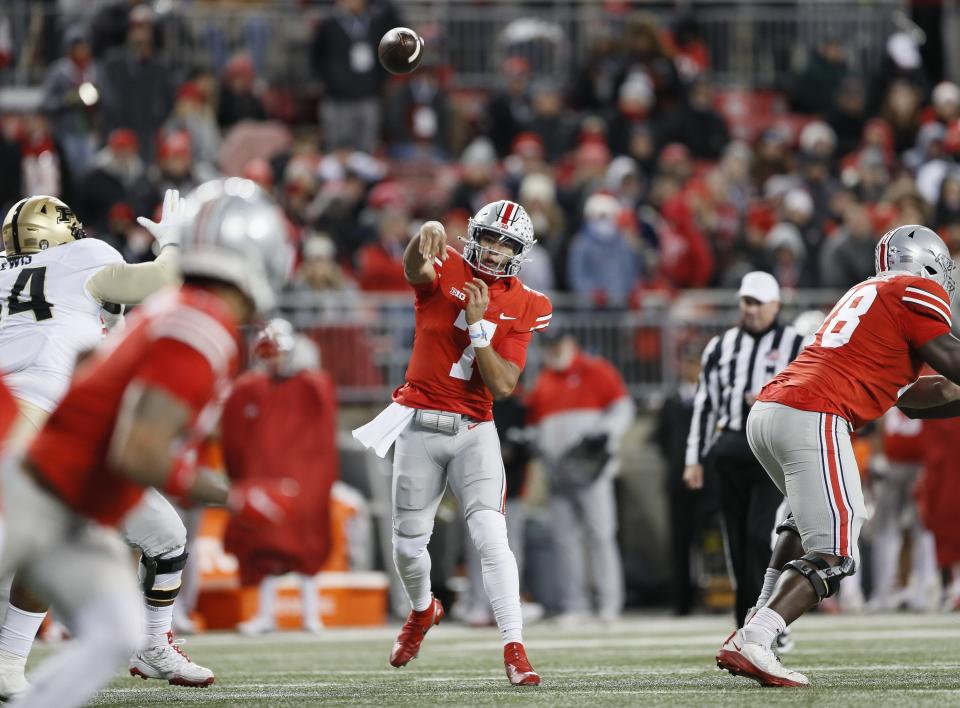 WATCH: Ohio State WR Chris Olave hauls in 22-yard TD from C.J. Stroud