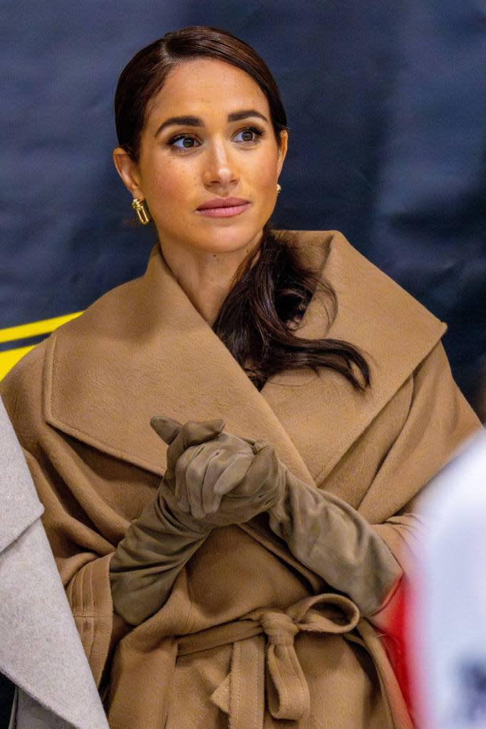 Meghan Markle attends the final day of the One Year to Go Event before the Invictus Games Vancouver Whistler 2025 at the Vancouver Curling Club. MEGA