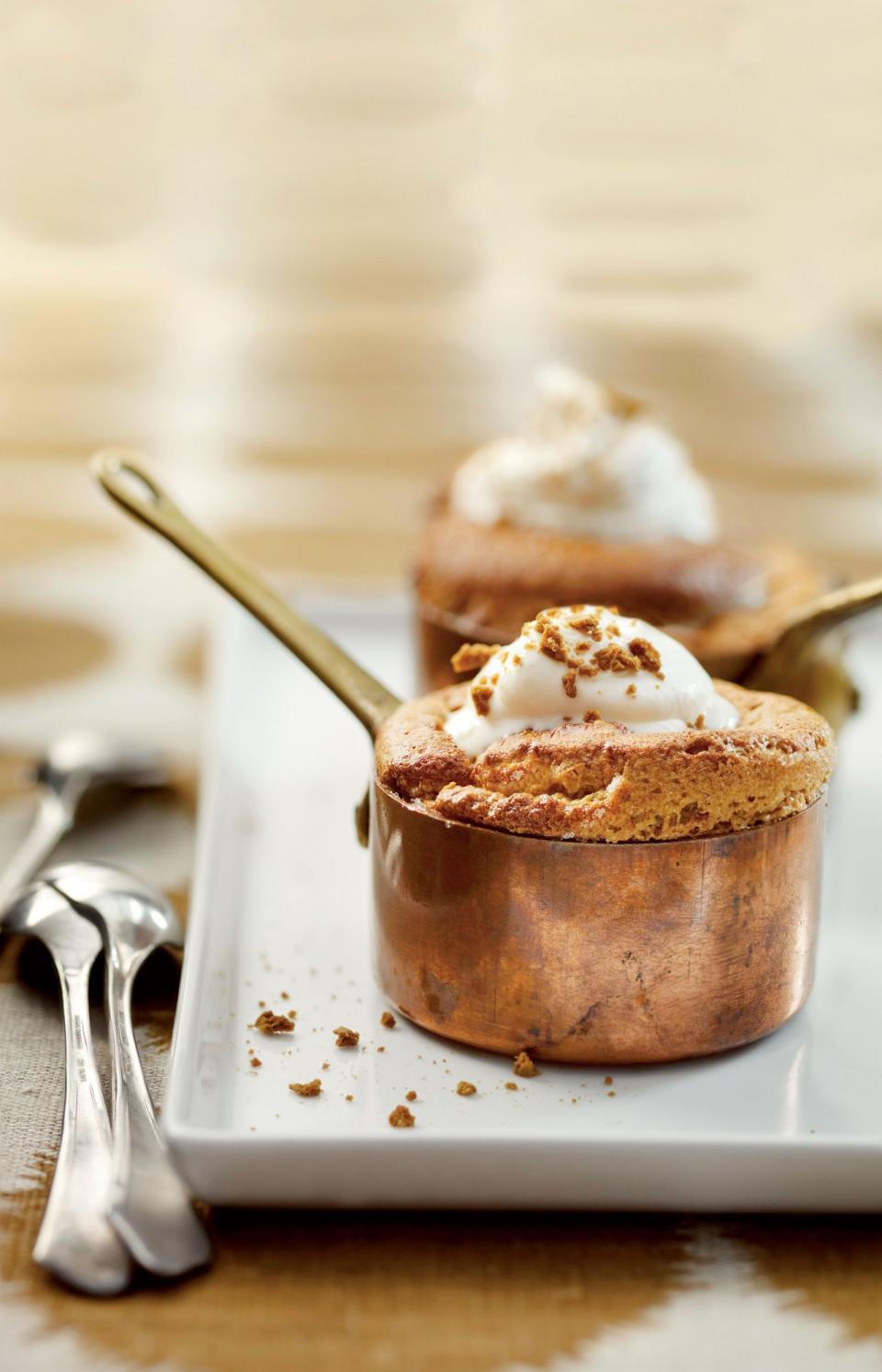 Gingerbread Soufflés