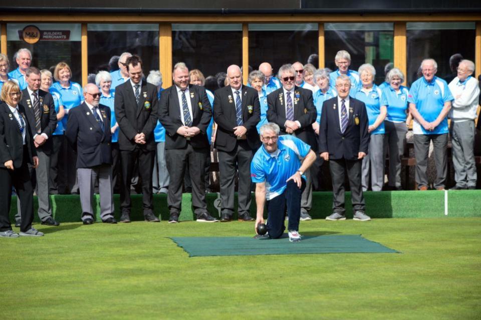 Greenock Telegraph: Fort Matilda Bowling Club in Greenock opens for 2024 season.