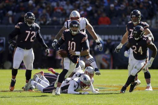 Is Mitchell Trubisky yet another quarterback who is better in Fantasy than they are in real-life? (AP Photo/Nam Y. Huh)