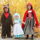 <p>We love how story time has turned into costume time for these three little kids. Each plays a major role — Granny, Little Red and the Big Bad Wolf — and Red's picnic basket is the perfect place to store scores of candy.</p><p><em><a href="http://www.makeit-loveit.com/2012/10/the-whole-red-riding-hood-crew.html" rel="nofollow noopener" target="_blank" data-ylk="slk:See more at Make It & Love It »;elm:context_link;itc:0;sec:content-canvas" class="link ">See more at Make It & Love It »</a></em></p>