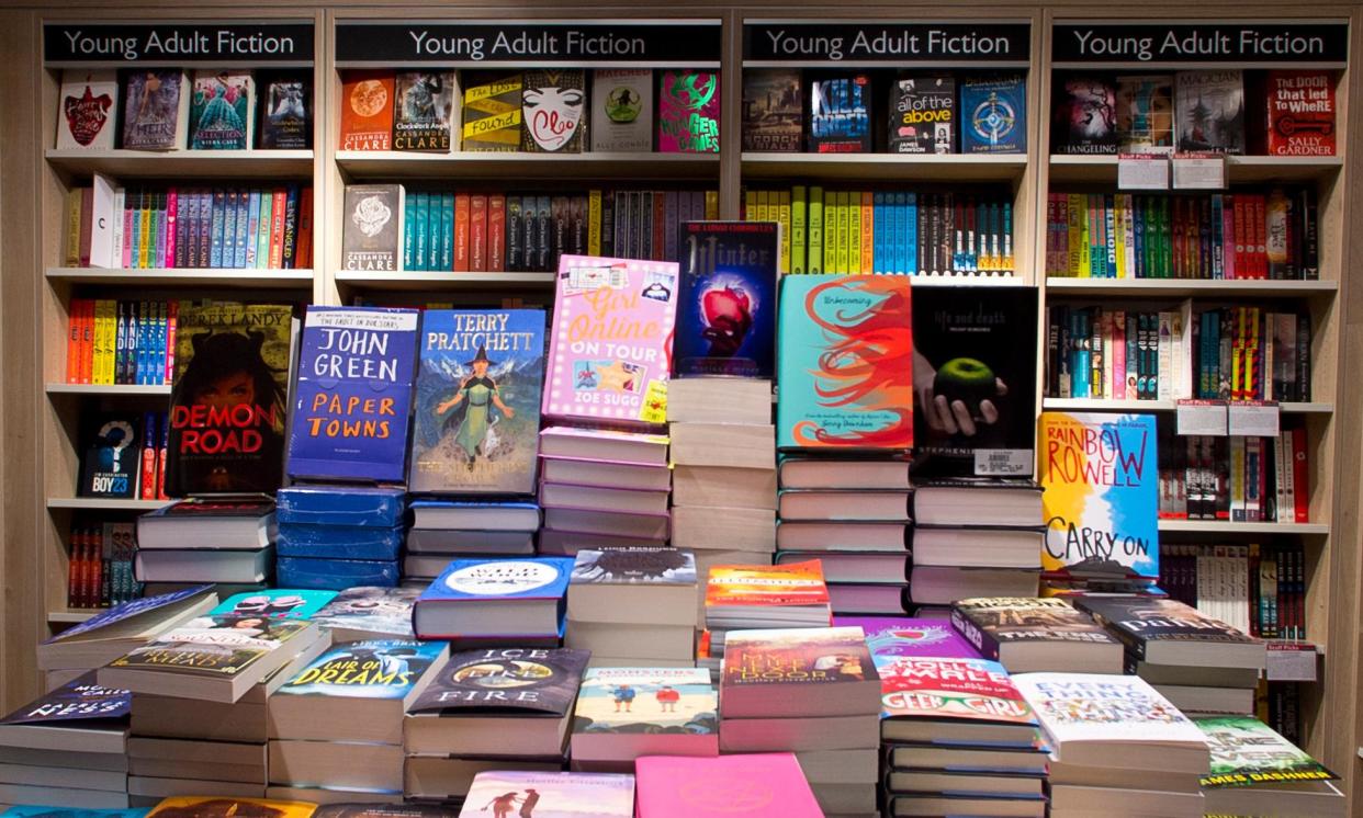 <span>Young adult books on display in Foyles bookshop in London.</span><span>Photograph: Ben Pruchnie/Getty Images</span>