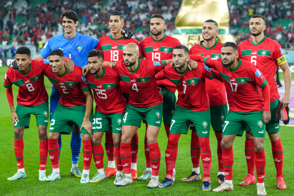 Esta generación de futbolistas marroquíes ya es histórica.  (Foto: Ayman Aref/NurPhoto via Getty Images)